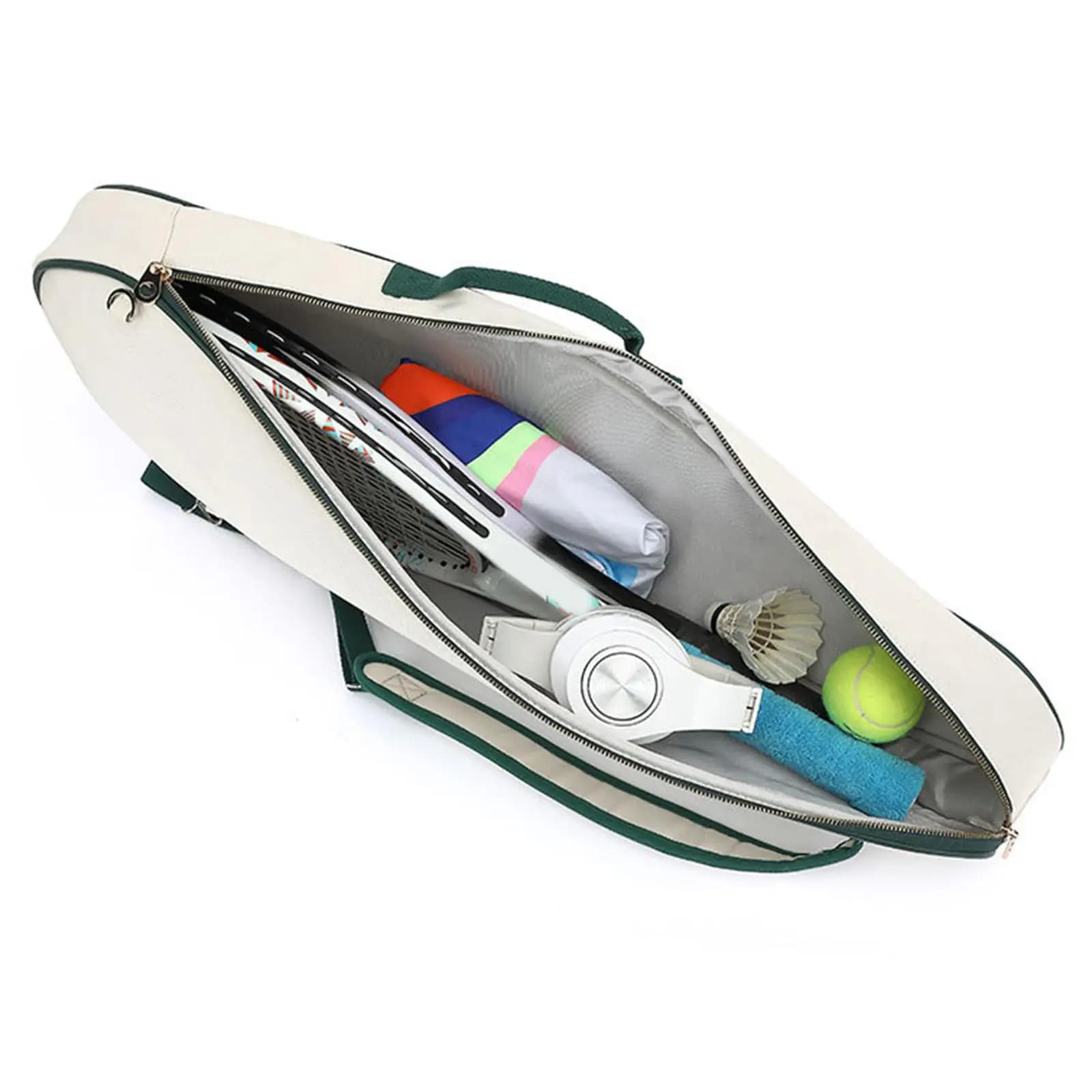 Pickle Ball Bag Large Capacity Pickleball Ball Bag Carry Adjustable Shoulder Tennis and Racquet Sports Bags