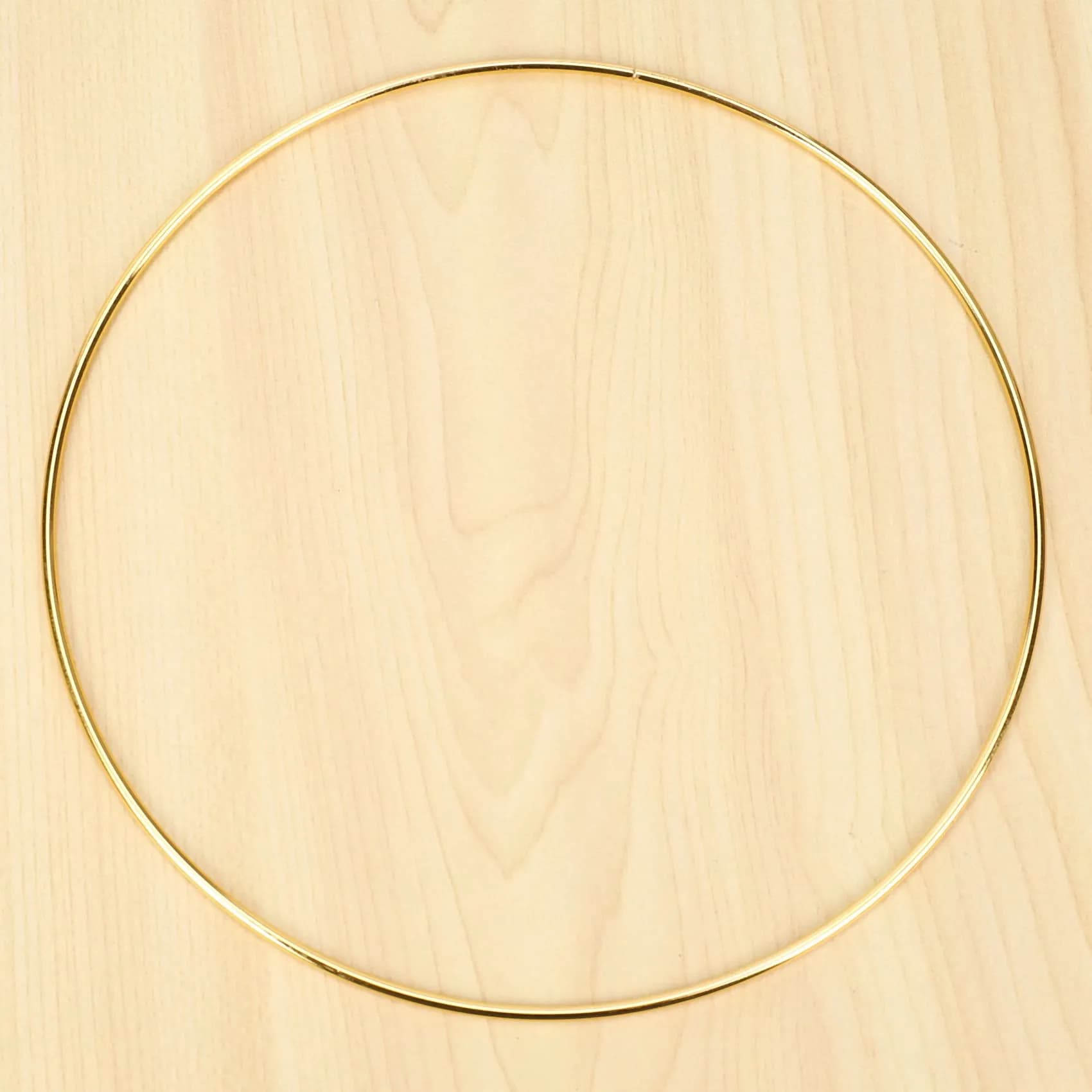 ABJI-16Pcs 8 Inches Dream Catcher Rings Metal Hoops Macrame Ring For Crafts And Dream Catcher Supplies, Gold
