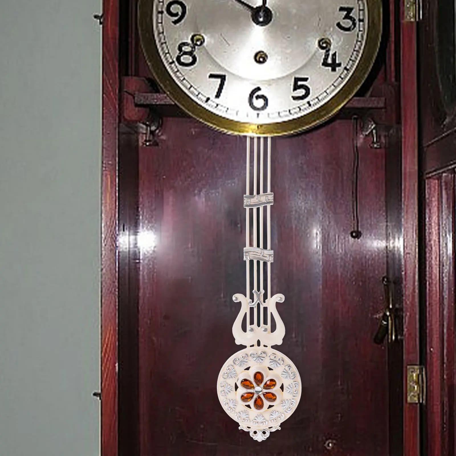 Pendolo per Orologio Decorativo, Parte di Ricambio in Stile Classico, Accessori per Orologi da Parete Adatti per Riparazioni Fai-da-Te e Design Personalizzato