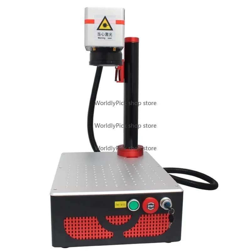 Prezzo di fabbrica CNC 3D Fibra Laser Incisione a filo 50W Fibra Rotary Marcatura Macchina per metallo Metallo Mini 20W