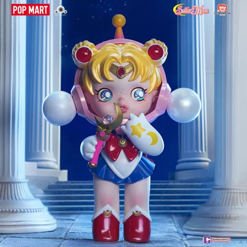 POPMART SKULLPANDA Sailor Moon Series Blind Box Anime Action Figure Guess Bag Ornamento Figurine Modello di bambole da tavolo
