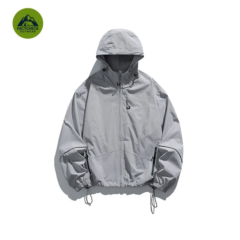 FACTCHECK EU US Size Luxury Quality Outdoor Shell Jacket Waterproof Windproof Loose Fit Men Jacket