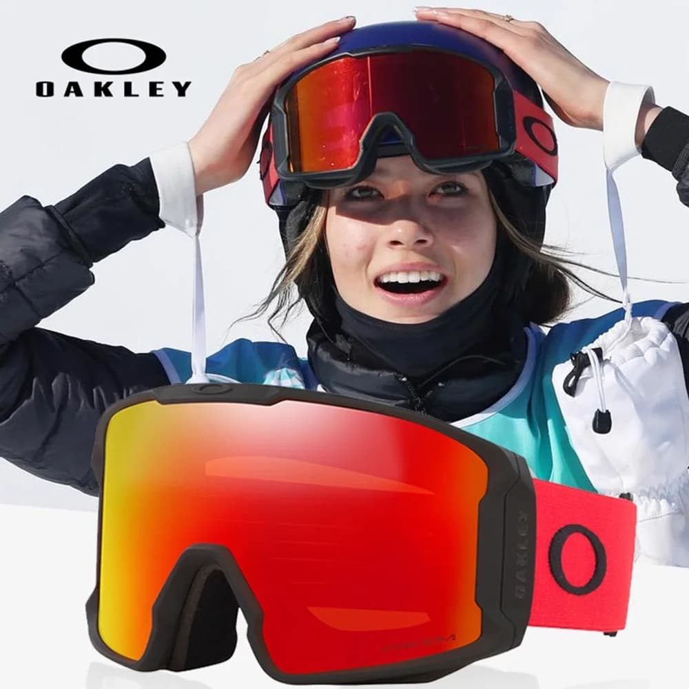 Oakley Line Miner [L] Ski Goggles, Snow Goggles with Prizm Lenses, Model [7070], Unisex Protective Eyewear Glasses