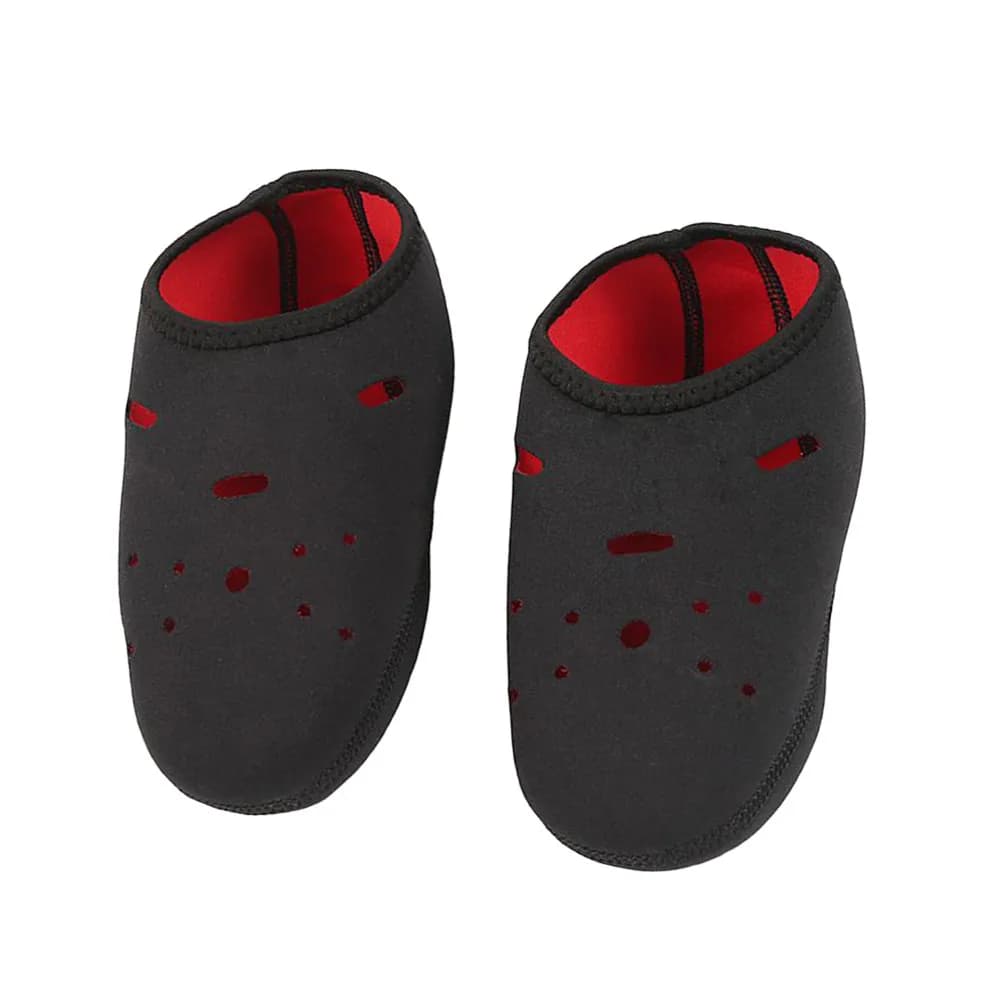 1Pair Thickened Black Xl Swimming Socks Unisex Diving Snorkeling Beach Non-Slip Lightweight Water Socks Snorkeling Shoes