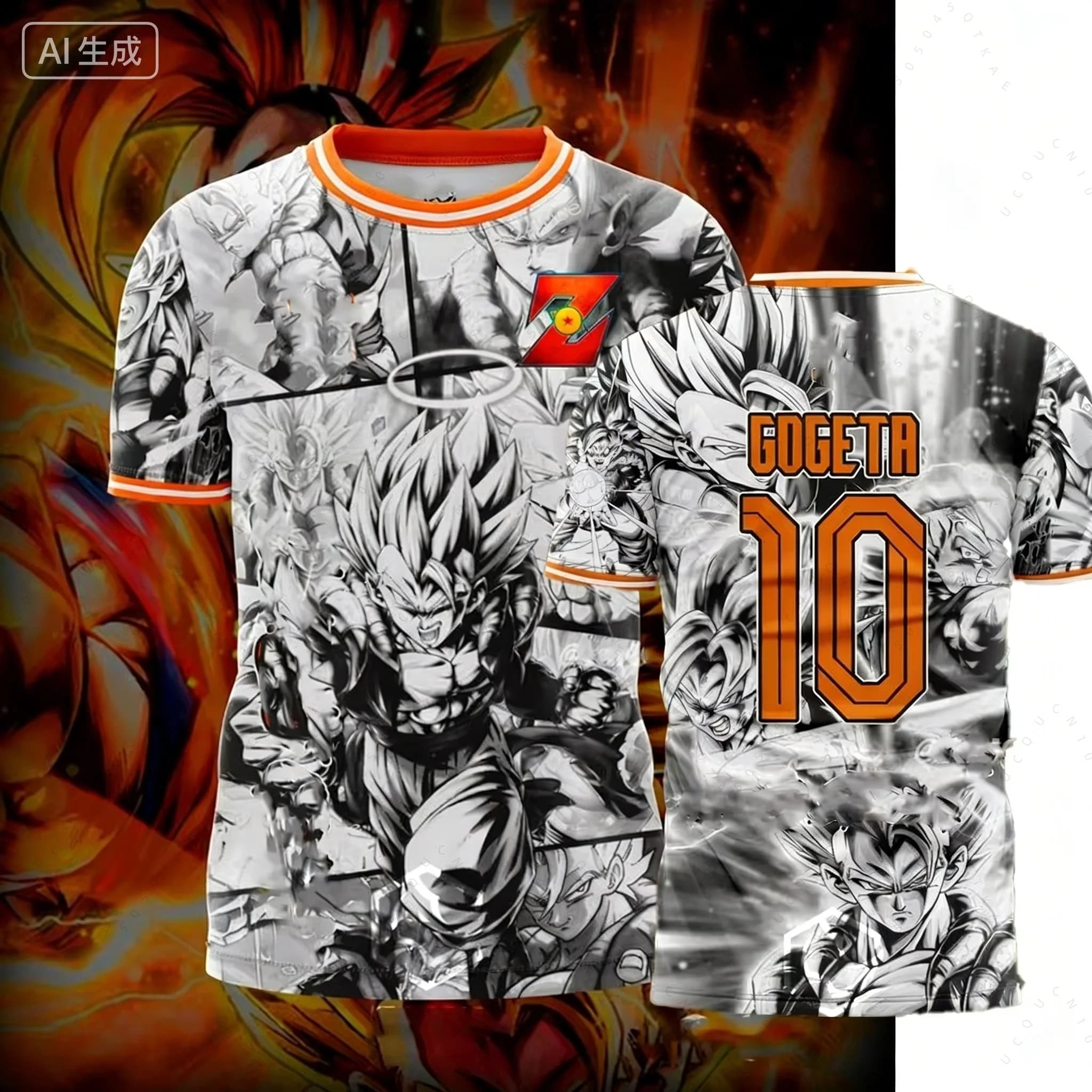 New Arrivals 2026 Japanese Soul Soccer Jerseys Dragon Ball Z for Adults Man/Woman, T-Shirt Sports Children with Sun Wukong