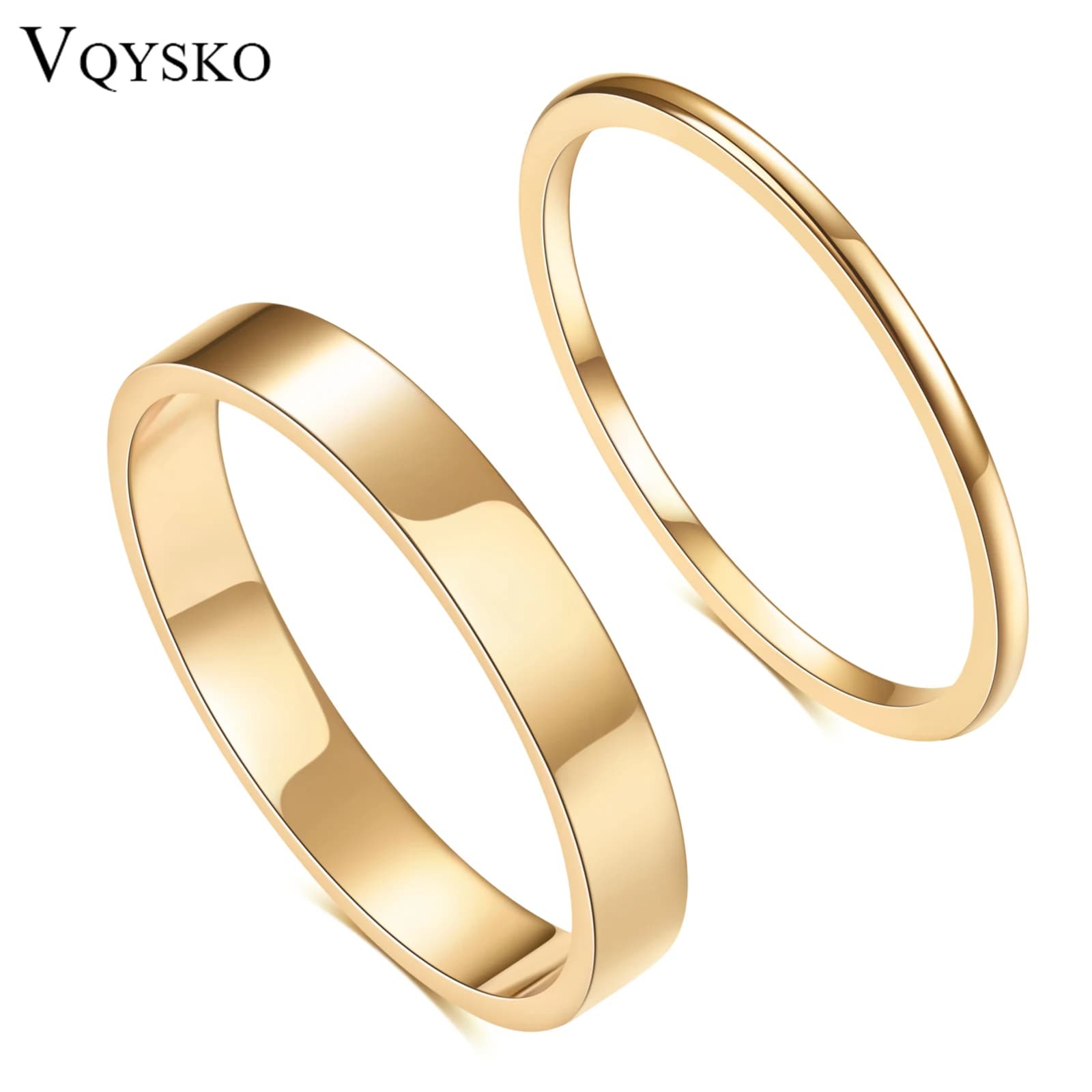 VQYSKO Mixed Color Stackable Rings for Women Gentle Stackable Rings Boho Style Jewelry Rings for Everyday