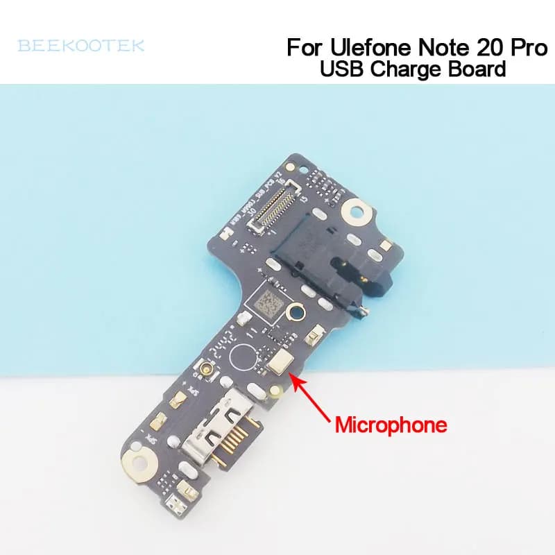 New Original Ulefone Note 20 Pro USB Card Charging Door Charging Board with Microphone Note 20 Pro Smart Phone