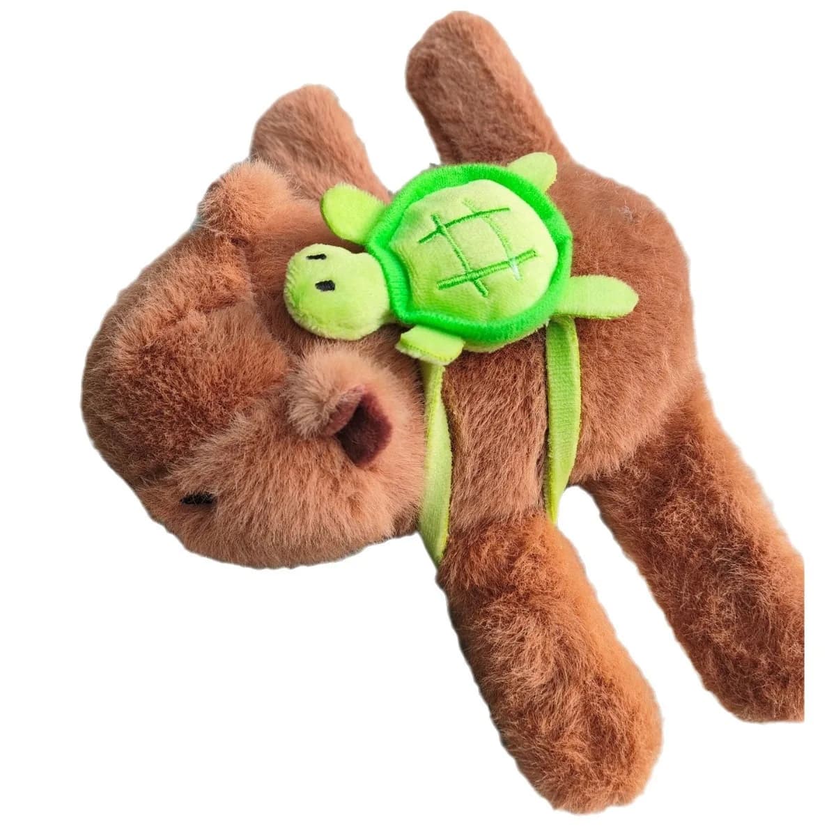 Peluche a forma di Capibara o Volpe da polso, morbido, regalo di Natale