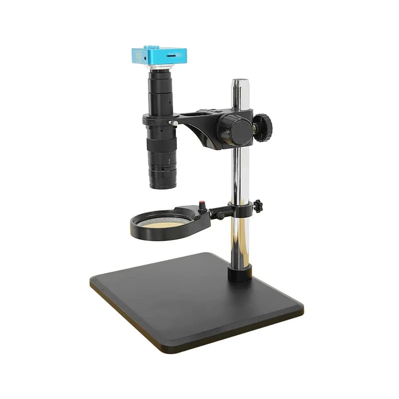 Microscopio per riparazione orologi, lente d'ingrandimento per orologiai, microscopio da tavolo 4K ad alta definizione con autofocus
