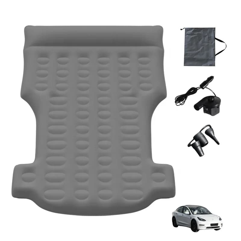 Anjuny Inflatable Car Back Seat Inflatable Air Mattress Bed Travel Pillow SUV Car Bed Sleep Air Bed