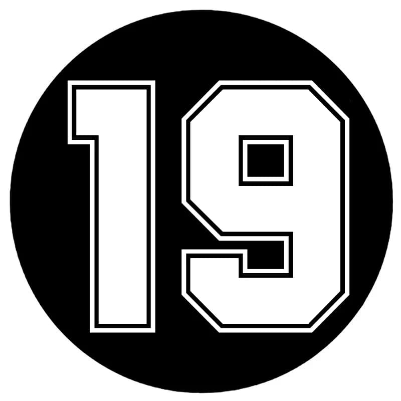 Car Stickers Number of Personalities 19 Vinyl Car Motorcycle Bumper Body Decoration Decal, 15CM * 15CM