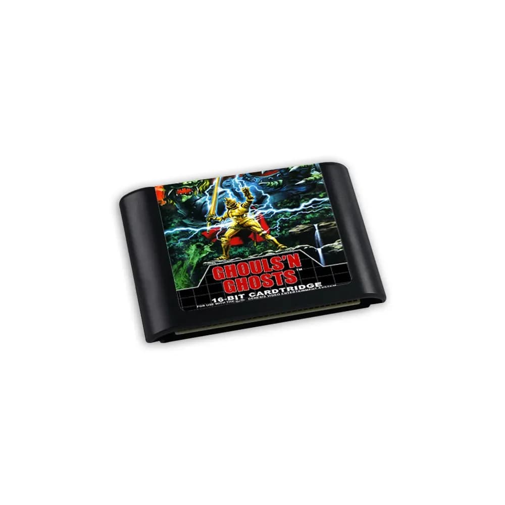 Ghouls 'N Ghosts per cartucce di gioco MD per console SEGA Mega Drive Genesis, scheda di gioco con scatola e manuale, versione EUR JAP US
