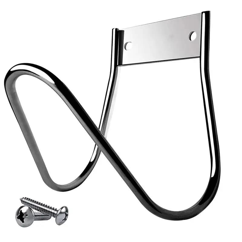 Supporto per tubo flessibile da giardino Supporto per tubo dell'acqua in acciaio inossidabile Montaggio a parete Gancio resistente alla ruggine per corde per tubi idraulici dell'acqua e dell'aria