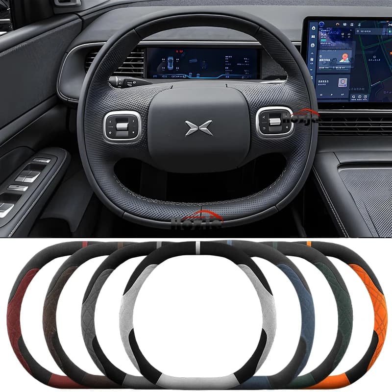 Suede Leather Car Seat Cover for Xpeng G6 2022 2023 2024 2025 Anti-slip Car Accessories