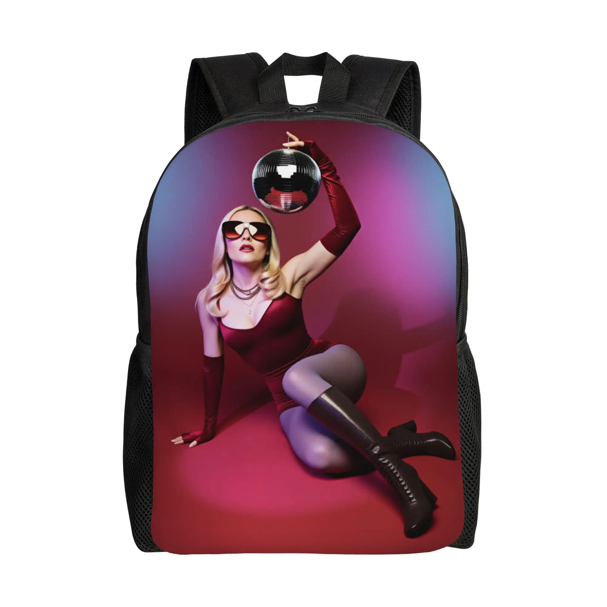 I Feel So Free Backpack M-MadonnaS Travel Backpacks Girl Custom Durable High School Bags Kawaii Rucksack