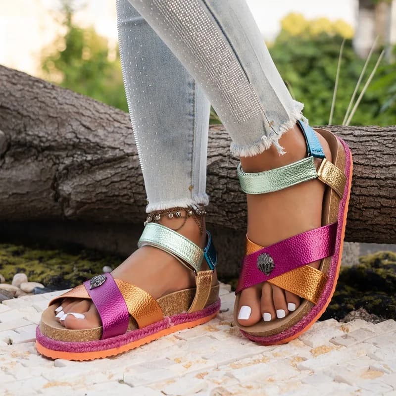 Sandali Estivi Donna 2026: Nuovi Modelli Trendy con Cinturino alla Caviglia, Punta Tonda e Suola Spessa – Comodi e Casual