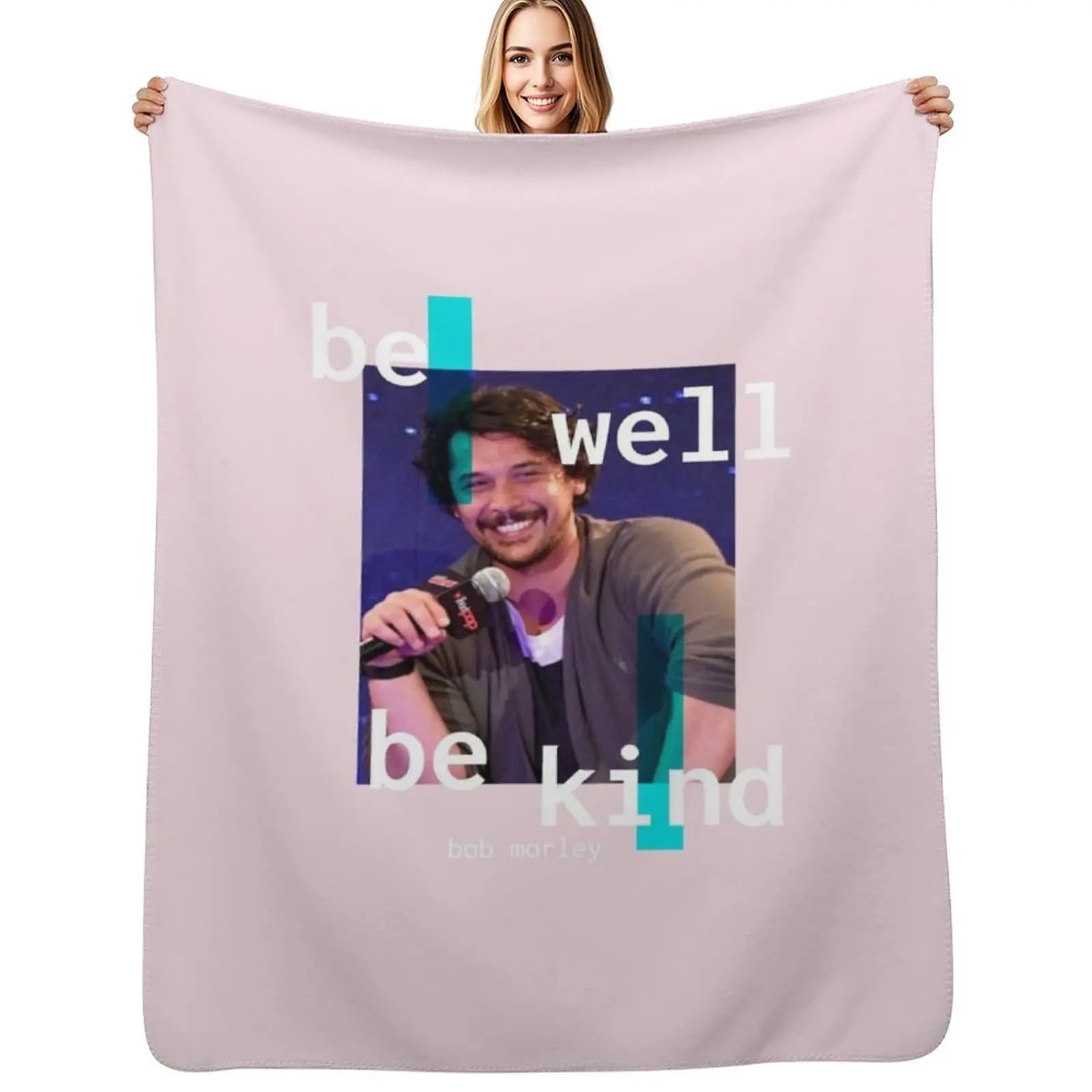 be well, be kind (2) Throw Blanket Comforter Sleeping Bag Fashion Sofas warm for winter For Baby for babies Blankets