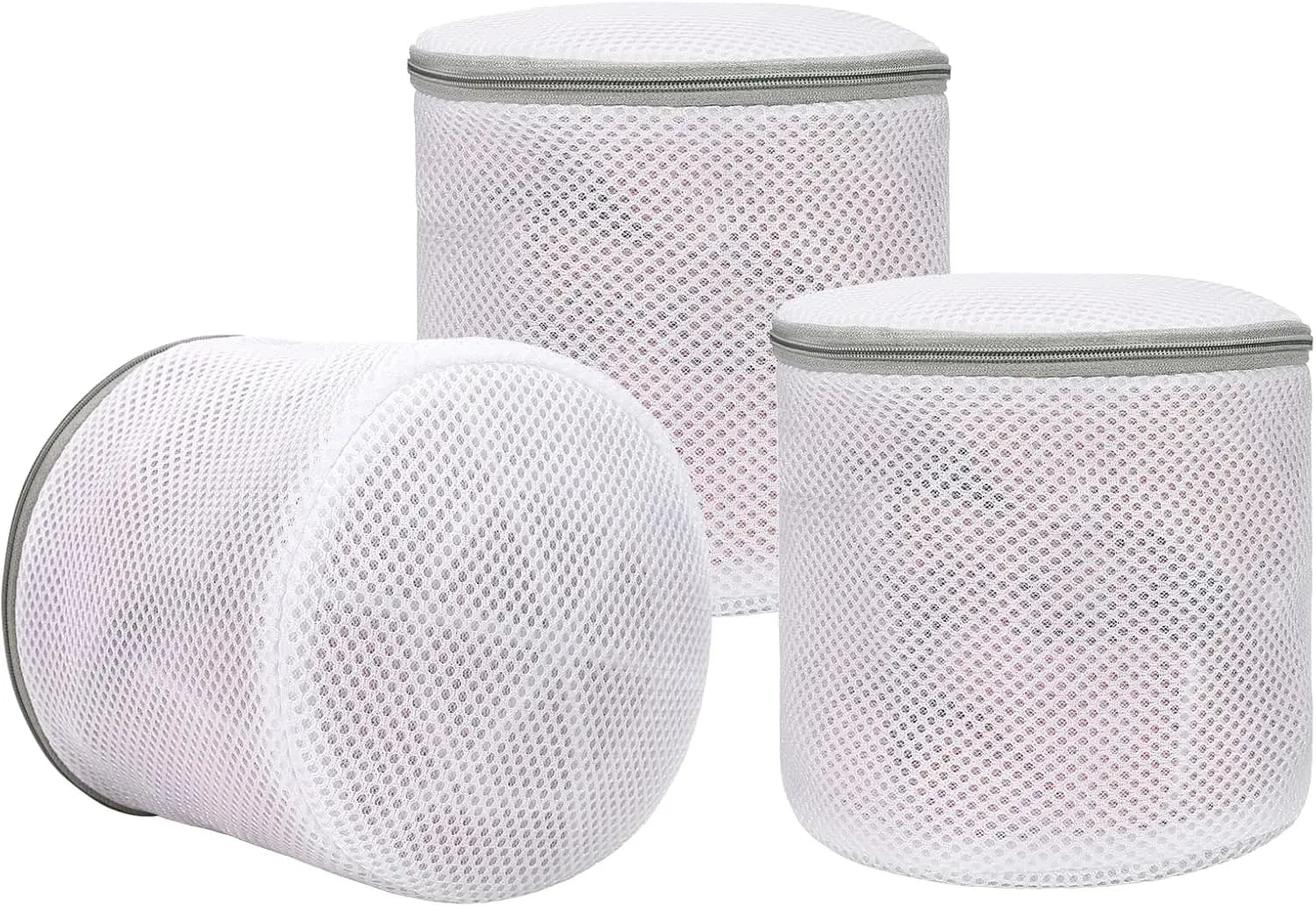 Set di 3 Sacchetti in Rete per Lavaggio di Reggiseni, Lingerie e Capi Delicati - Proteggi la Tua Biancheria Intima durante il Lavaggio