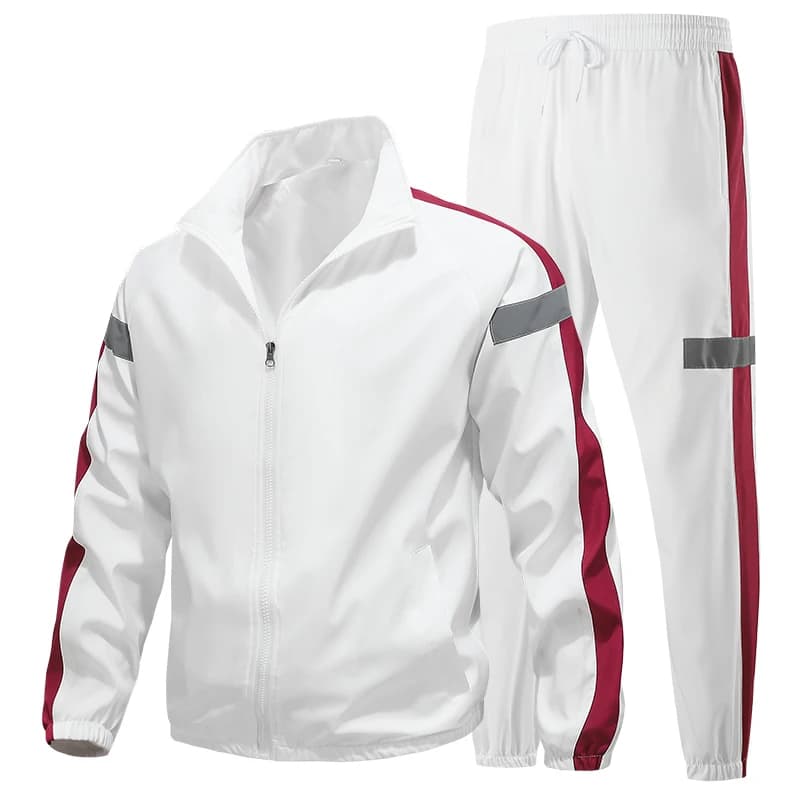 Completo da Uomo 2 Pezzi: Felpa con Cappuccio e Pantaloni Jogger, Tuta Sportiva da Corsa e Jogging, Abbigliamento Sportivo Maschile