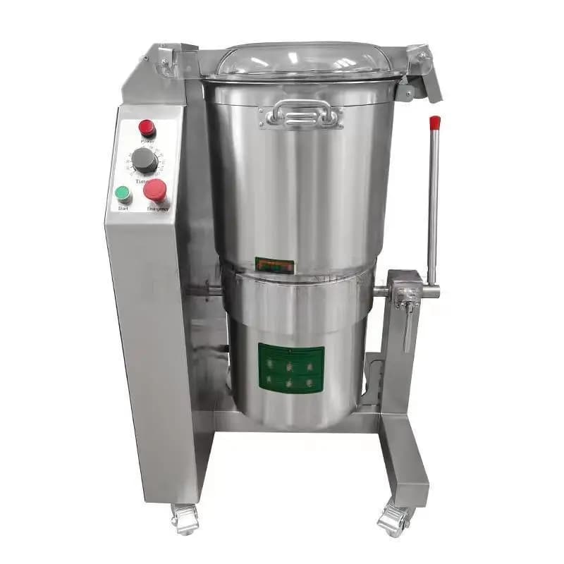 Commercial vertical mixer of 35 liters, cutter for meat, fruit and vegetables, 220 V kitchen robot for restaurant