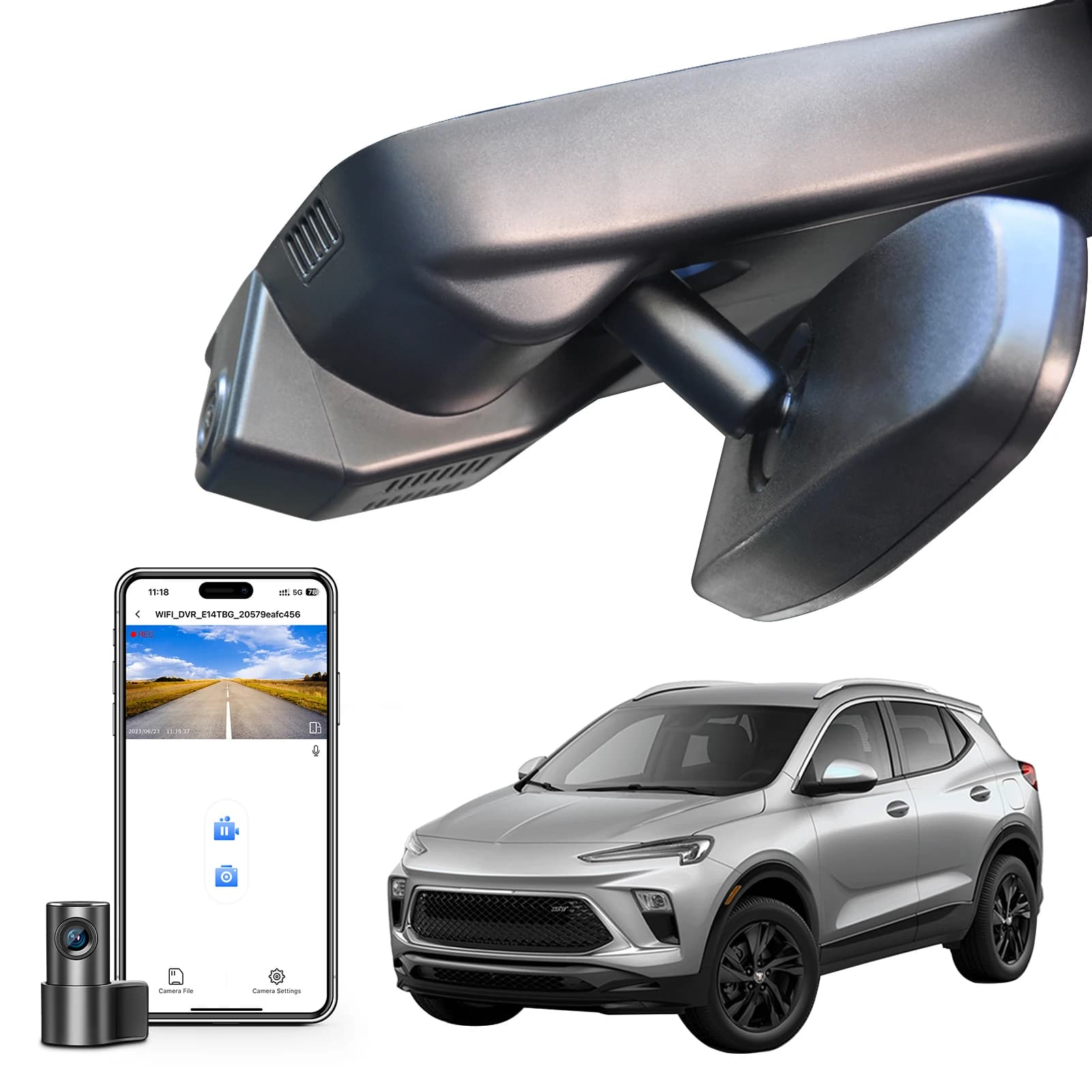 Dash Cam Mangoal 4K for Buick Encore GX 2020-2026 (Not Fit for Buick Encore) with Night Vision HD, WiFi and GPS via APP