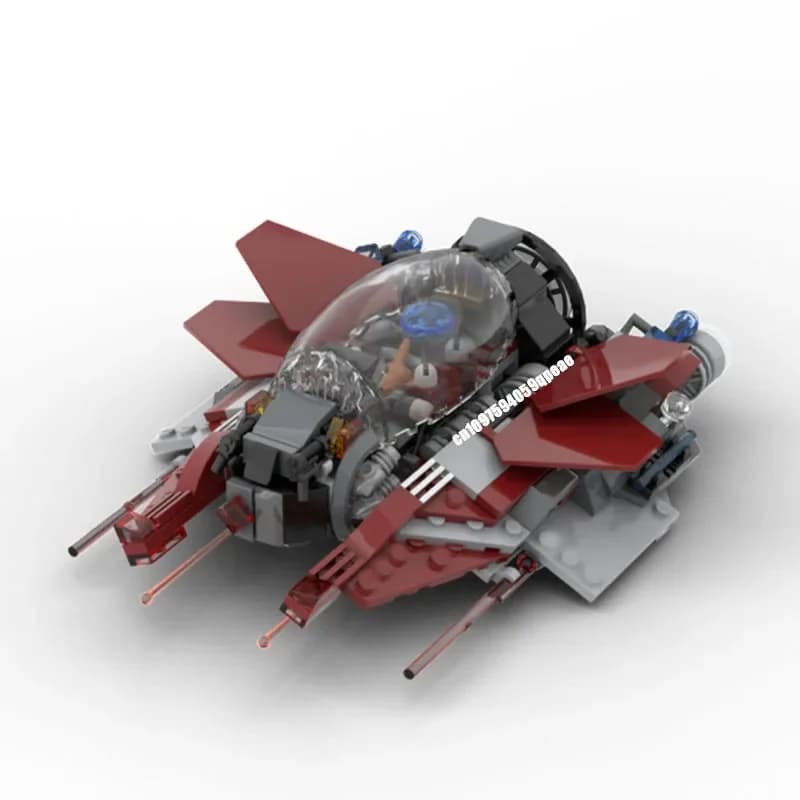Nuovo 322 Pz Famoso Star Movie Moc 75135Mini Starship Spacefighter Modello Idee creative Giocattolo per bambini Regalo di compleanno Puzzle personalizzato