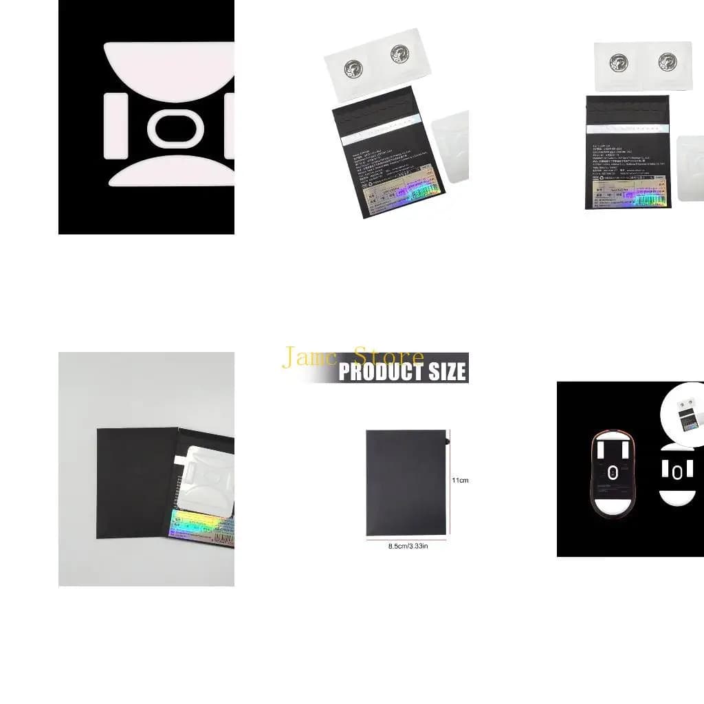 LX0B 1Set Esportstiger Ice Mouse Piedini Adesivi Pad Mouse Pattini Gildes per Incott G23 Mouse Scivola Piedini in PTFE