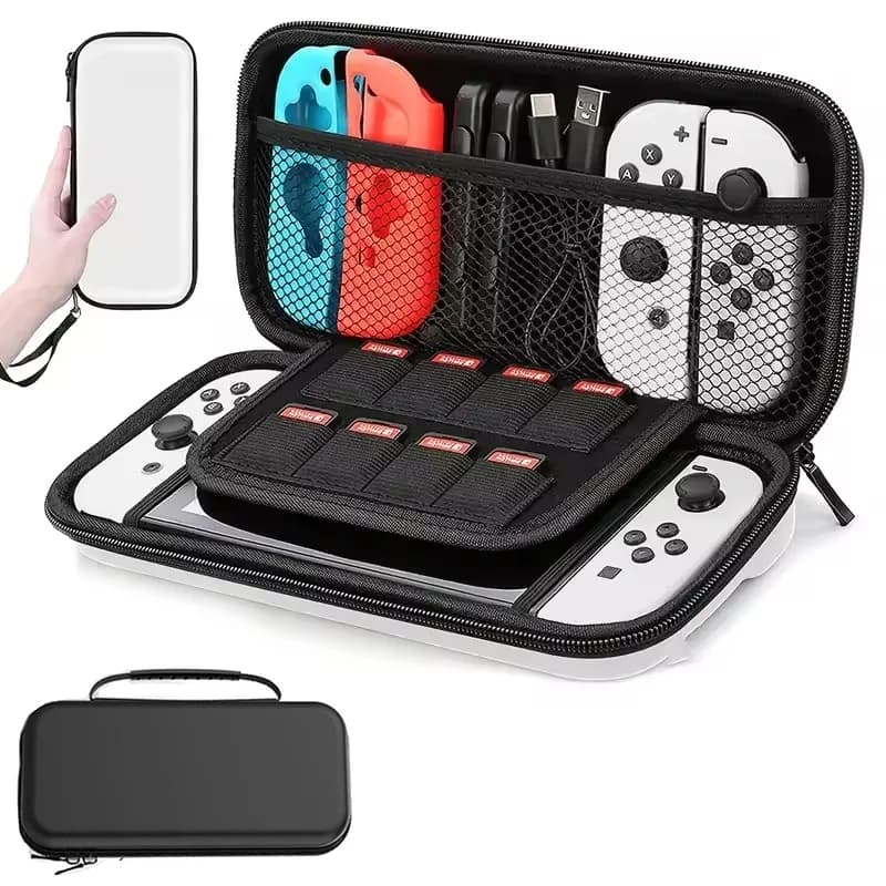 Travel Carrying Case For Nintendo Switch OLED Protective Waterproof Storage Bag For Console Charger Accessories Waterproof Style