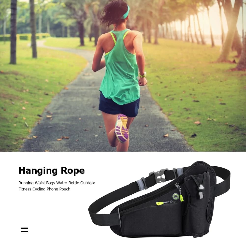 Running bag cycling bag reflective belt bag for hydration bag waterproof large capacity bottle for hiking