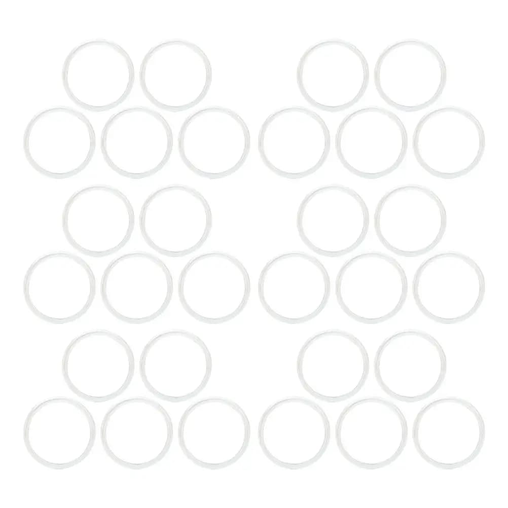 40 Pezzi Anelli a Disco in Plastica Trasparente, Versatili per Planner, Quaderni, Scrapbook, Anelli di Espansione per Rilegatura, Dischi per Organizer Discbound