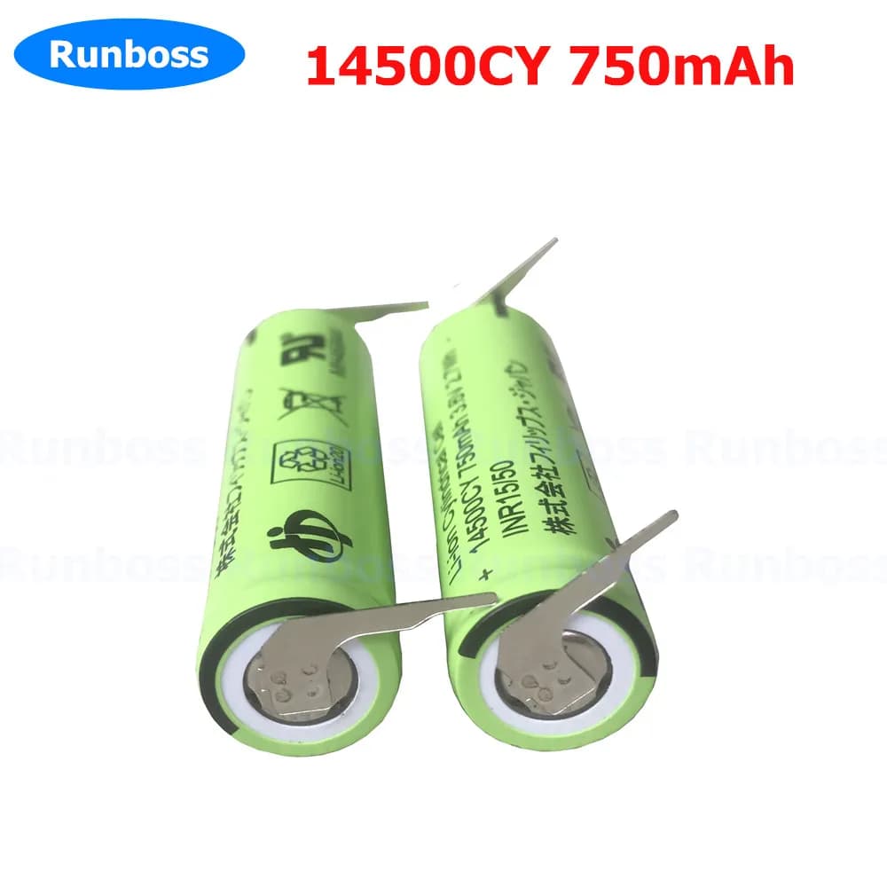 New 750mAh 14500CY Lithium Ion Battery for Philips Sonicare HX6150,HX6160,HX6311,HX6610,HX6630,HX6711,HX6731,HX6750,HX6780