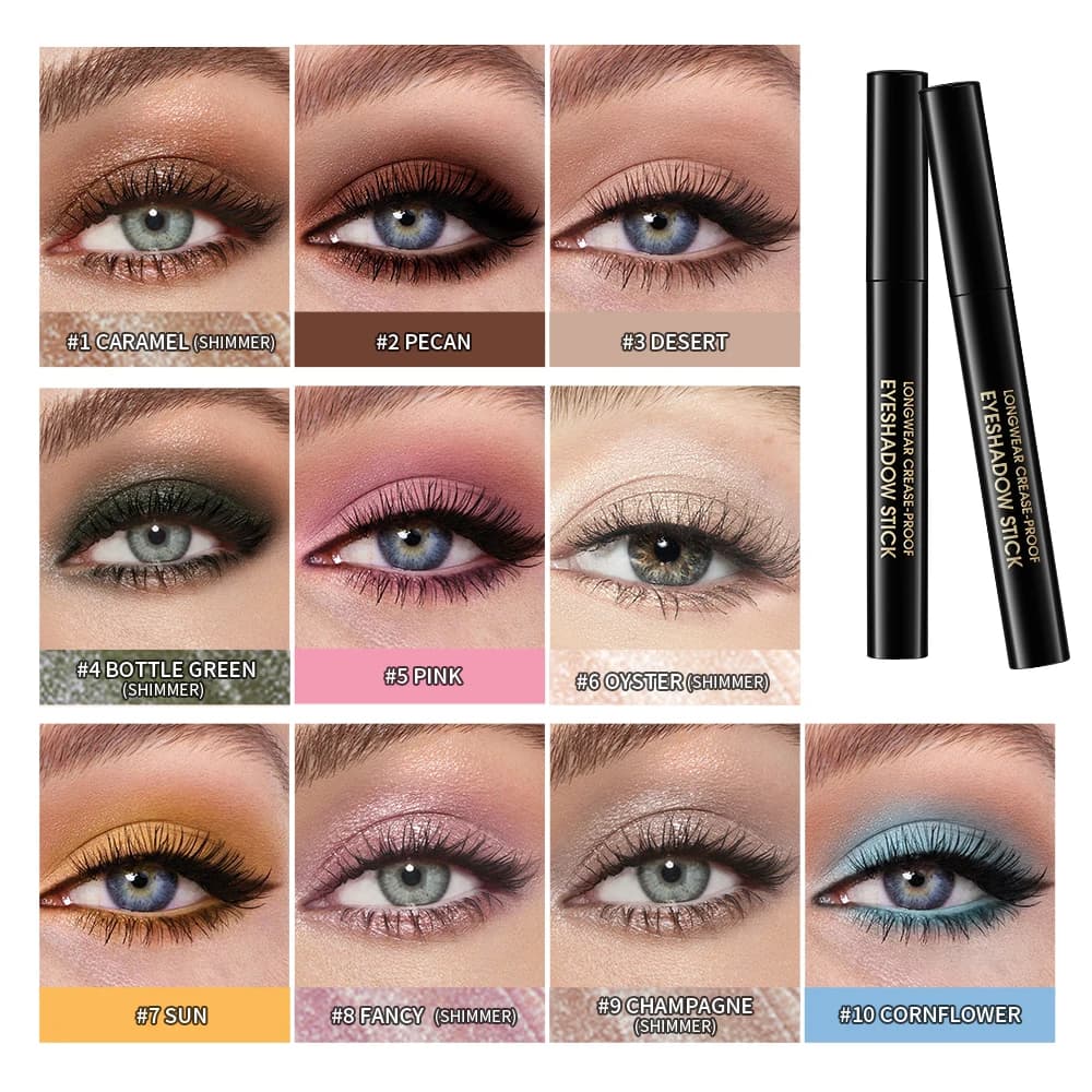 Umbrella Stick Highlighting pen with pearl glitter and opaque finish Ombretto Matita Pastello Cosmetic Eyeliner