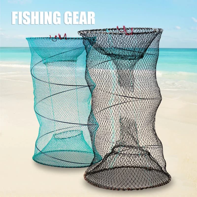 Granchio telescopico gamberi aragosta Catcher Pot Trap rete da pesca anguilla gamberi gamberetti esche vive anguilla granchio aragosta Minnows rete cingolata