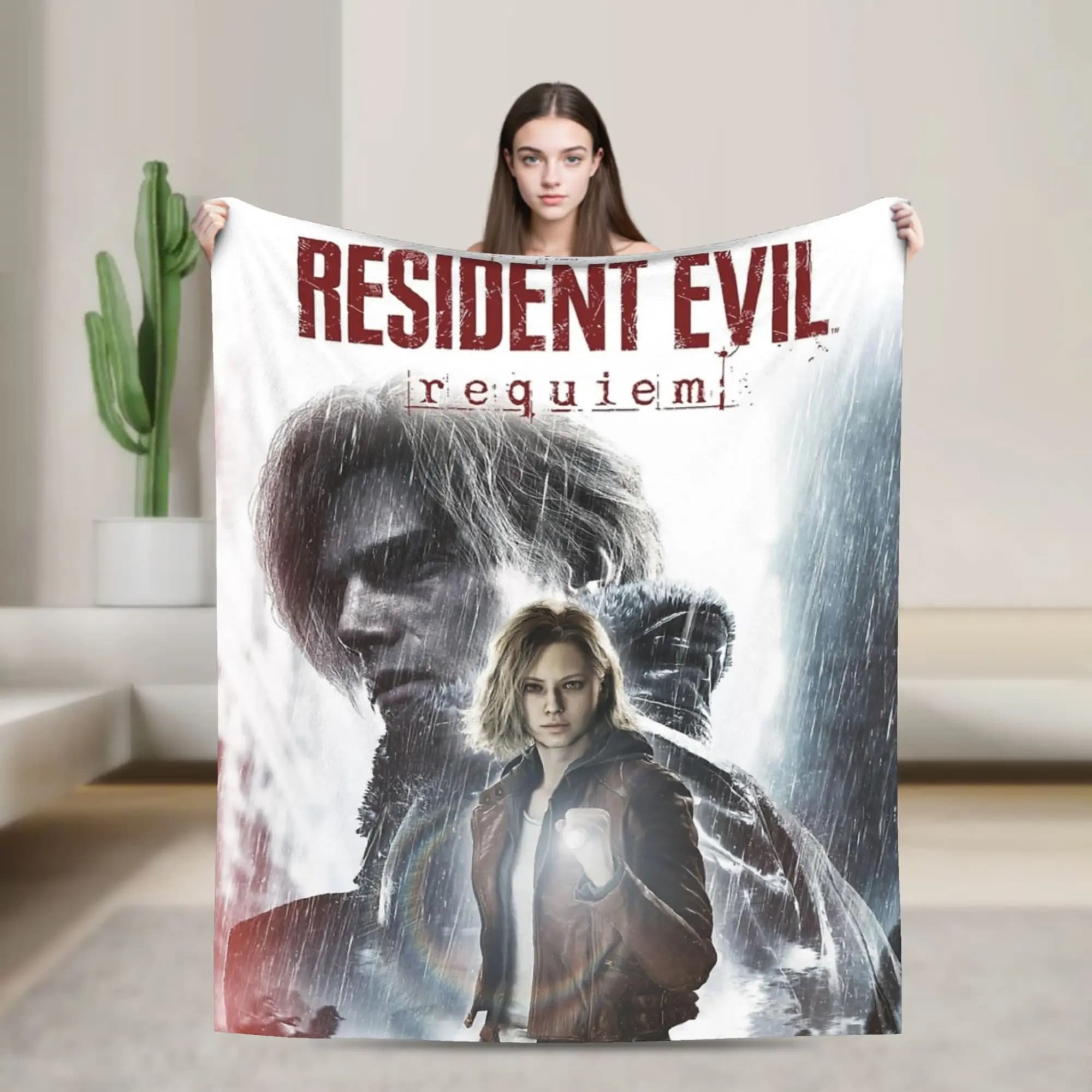 Residents Evils 9 Requiem Blanket Warm Cozy Fluffy Throw Blankets for Couch 50x60 Inch Multi-size Plush Thin Quilt