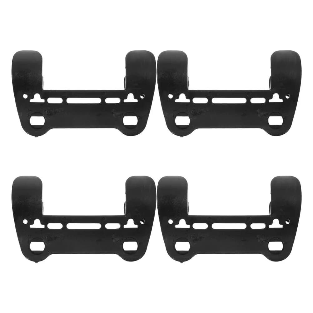 Supporto per Pompa Bici da 4 Pezzi, Clip in Plastica, Staffa di Fissaggio Portatile per Telaio Bici, Porta Pompa per Bici da Strada e Mountain Bike