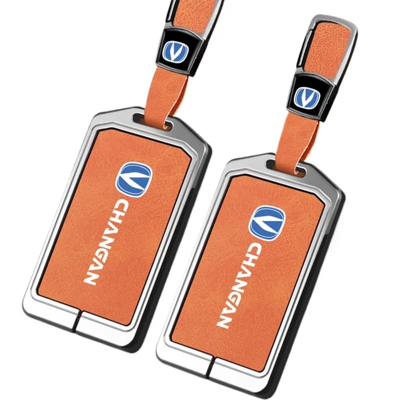 Zinc Alloy Cover for 2025 Changan UNI-V 3rd Gen Premium Edition NFC Card , Heavy Duty Metal Protective Case Shell with Keychain