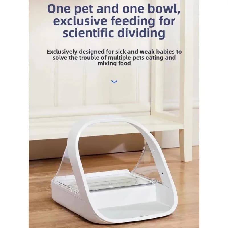 Smart chip recognition induction multi-c at automatic feeder wet food preservation pet c at bowl insect control