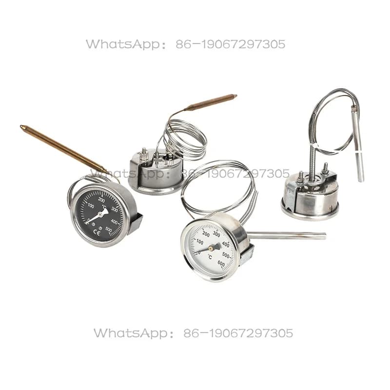 500degree Pizza Oven Thermometer, Kiln Stainless Steel High-temperature Resistant Pointer