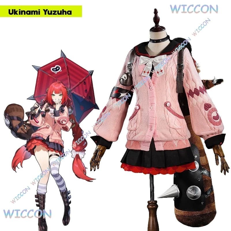[WUHU]Ukinami Yuzuha Cosplay Zenless Zone Zero Game Anime Costume Cosplay Bag Dresses Women Adults Role Game Halloween ZZZ