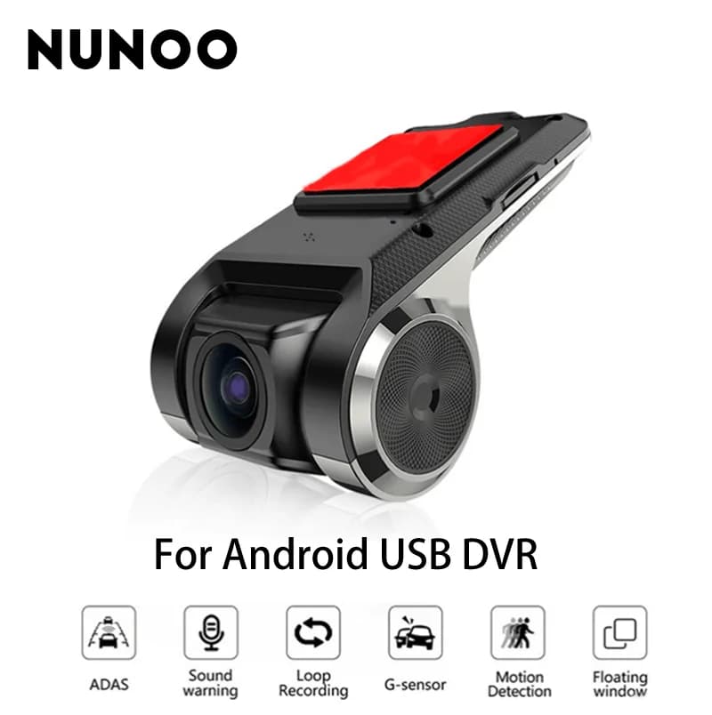 Nunoo 1080P Car Dash Cam Android DVR 170 gradi grandangolare Dash Camera WiFi videoregistratore versione notturna registratore automatico HD DVD