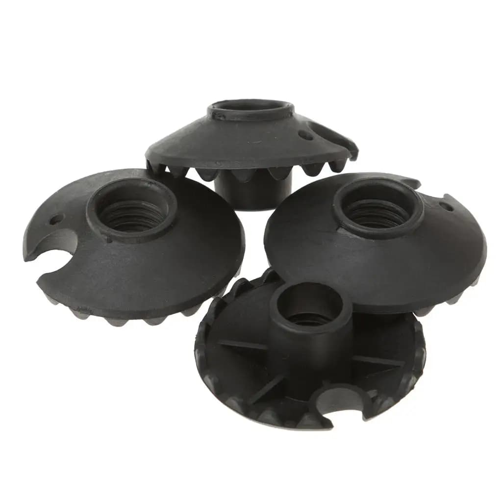 Hiking Accessories Outdoor Rubber Tip for Mountain Stick Trekking Pole Tips Protector for Hiking Supplies and Safety Pole Use
