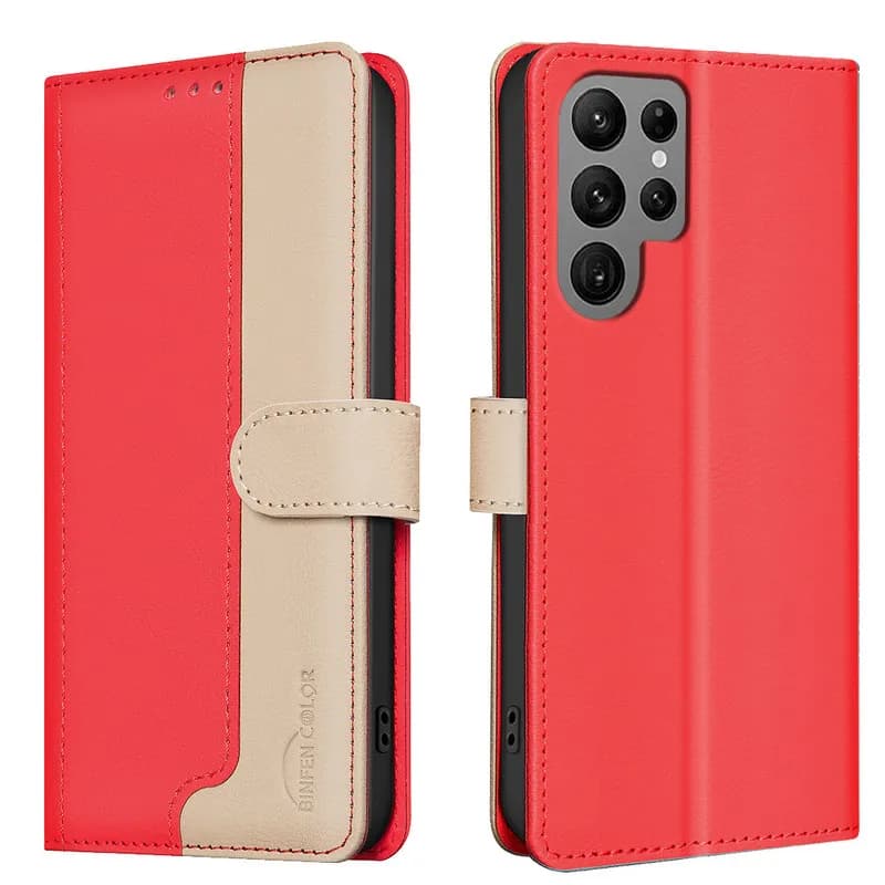 Per Samsung Galaxy S26 S25 S24 S23 S22 S21 Ultra S 25 FE 5G Custodia Portafoglio in pelle RFID Funda S26 Pro S25 Edge S24 S23 Plus Cover