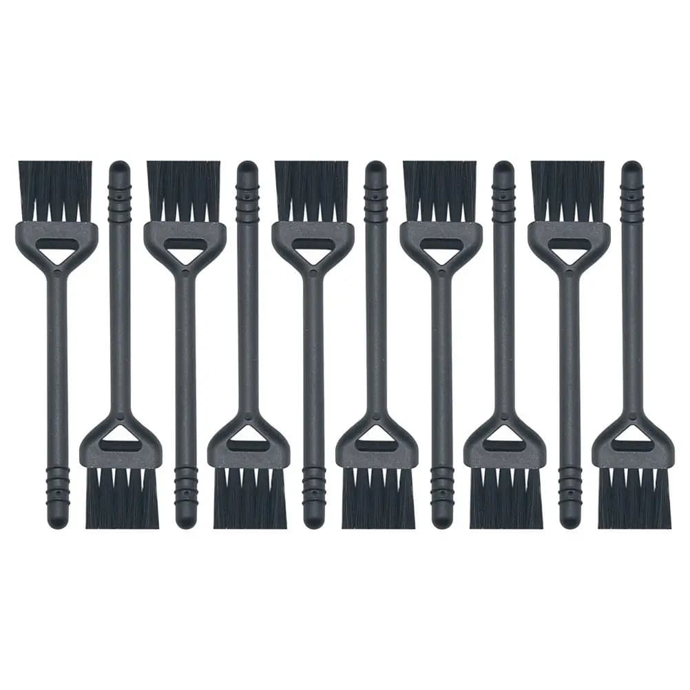 10Pcs Multi-Function Cleaning Brush for Coffee Maker Grinder Keyboard Coffee Powder Residue Removal Sturdy PP Nylon Bristles