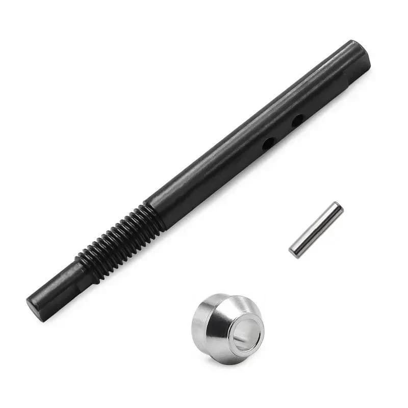 Skate clutch with input shaft, black vehicle component for 1/10 models, for 4x4 vehicles, robust replacement for RC cars, accessories