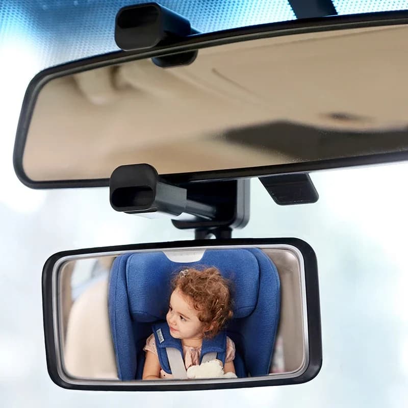 Specchio regolabile per bambini Specchietto retrovisore interno per auto Clip Specchi posteriori per la sicurezza automatica Guida Angolo per baby monitor per bambini
