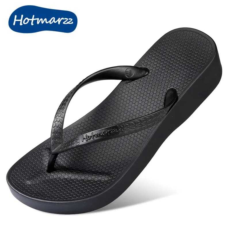 2026 Summer Women Wedge Flip Flops Platform Slip On Sandals High Heel Anti Soft EVA Beach Lightweight Comfort Outdoor Vacation