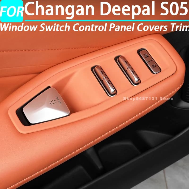 Il pannello di controllo dell'interruttore della finestra dell'auto copre il rivestimento per gli accessori interni Changan Deepal S05 2024 2025