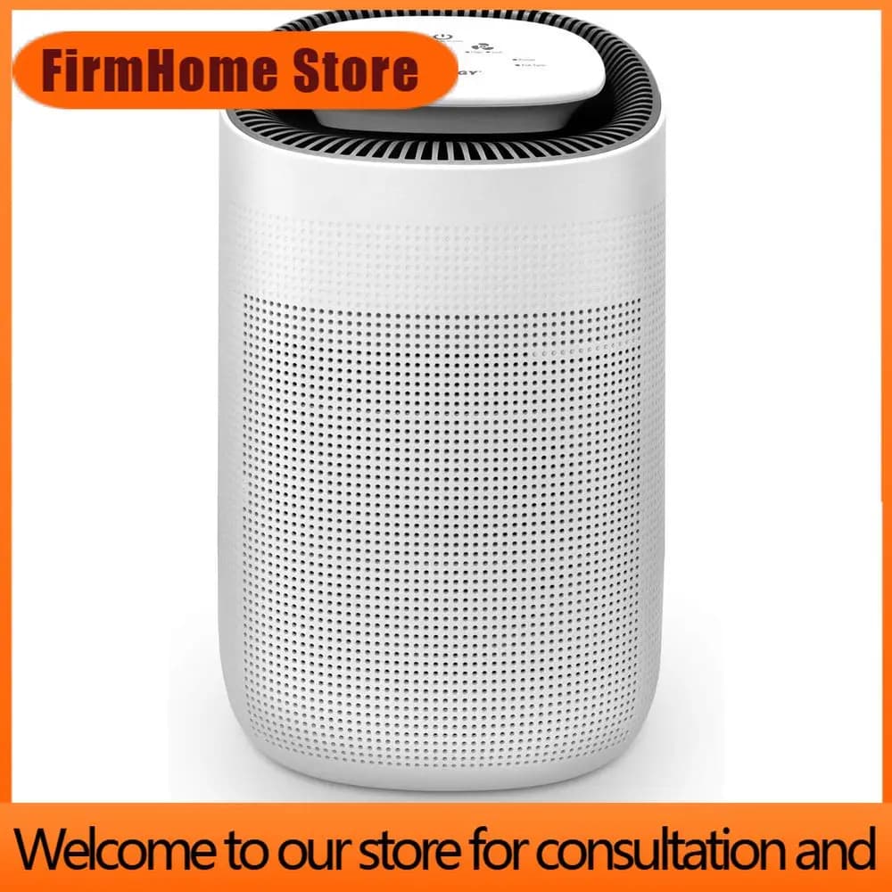 FirmHome Store1000ml Air Purifier With HEPA Filter, Auto-Off, Touch Control, Adjustable Speed, Ultra-Quiet, Perfect For Closets