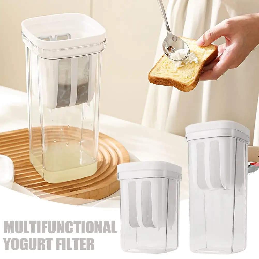 Yogurt Strainer Mesh Kit DIY Fresh Cheese Yogurt Washable Homemade Whey Separator Kitchen Tool for Making Thick Greek Yogurt