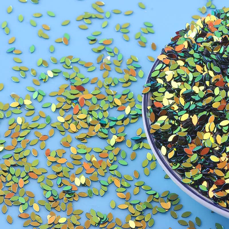 10g/20g/50 g/lotto 4mm Marquise paillettes PVC Bulk paillettes artigianato paillettes matrimonio cucito artigianato decorazione fai da te Lentejuela Acce